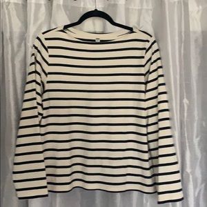 Striped Boat Neck Top